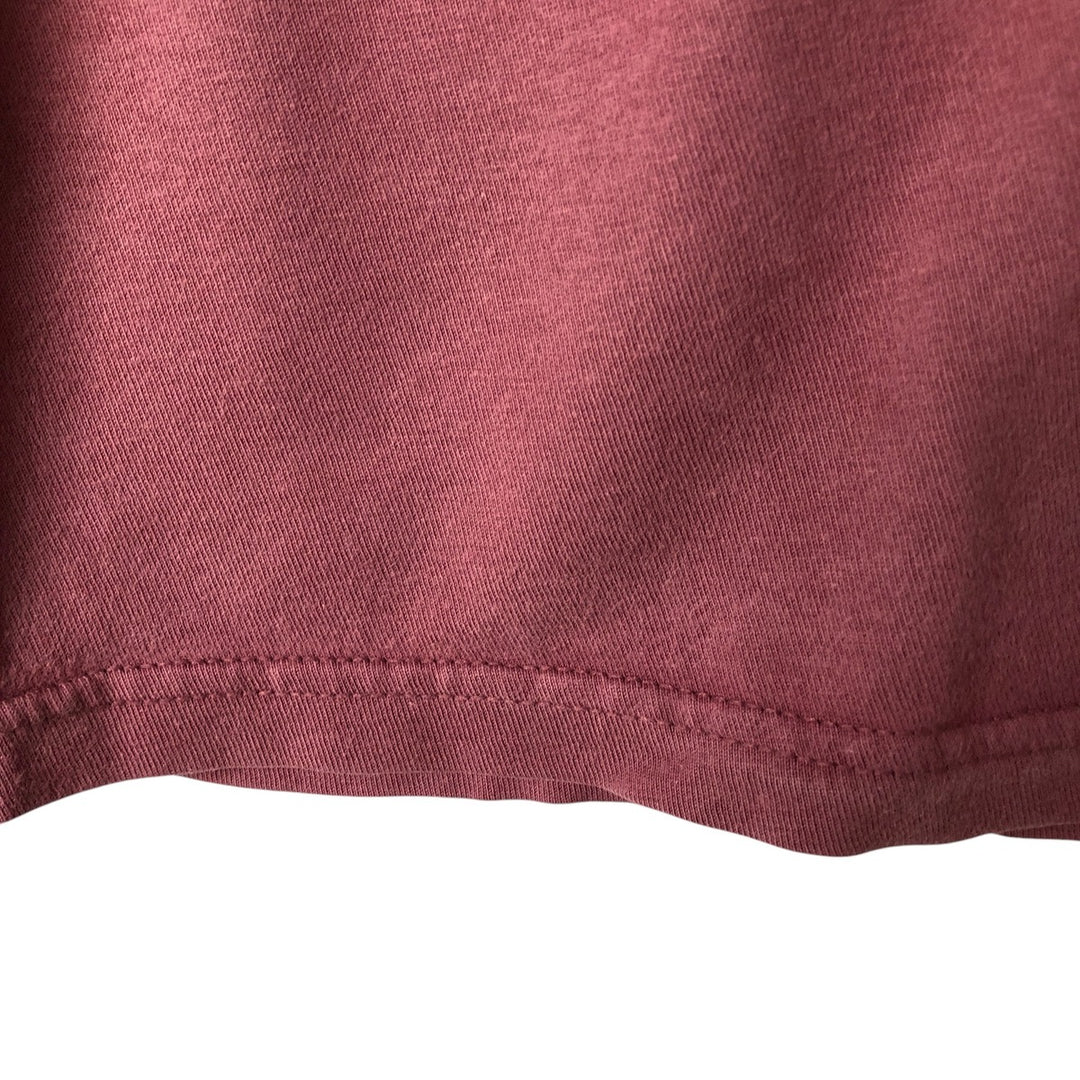 STUSSY logo print T-shirt, men's size M cotton pink type Vintage Second Hand