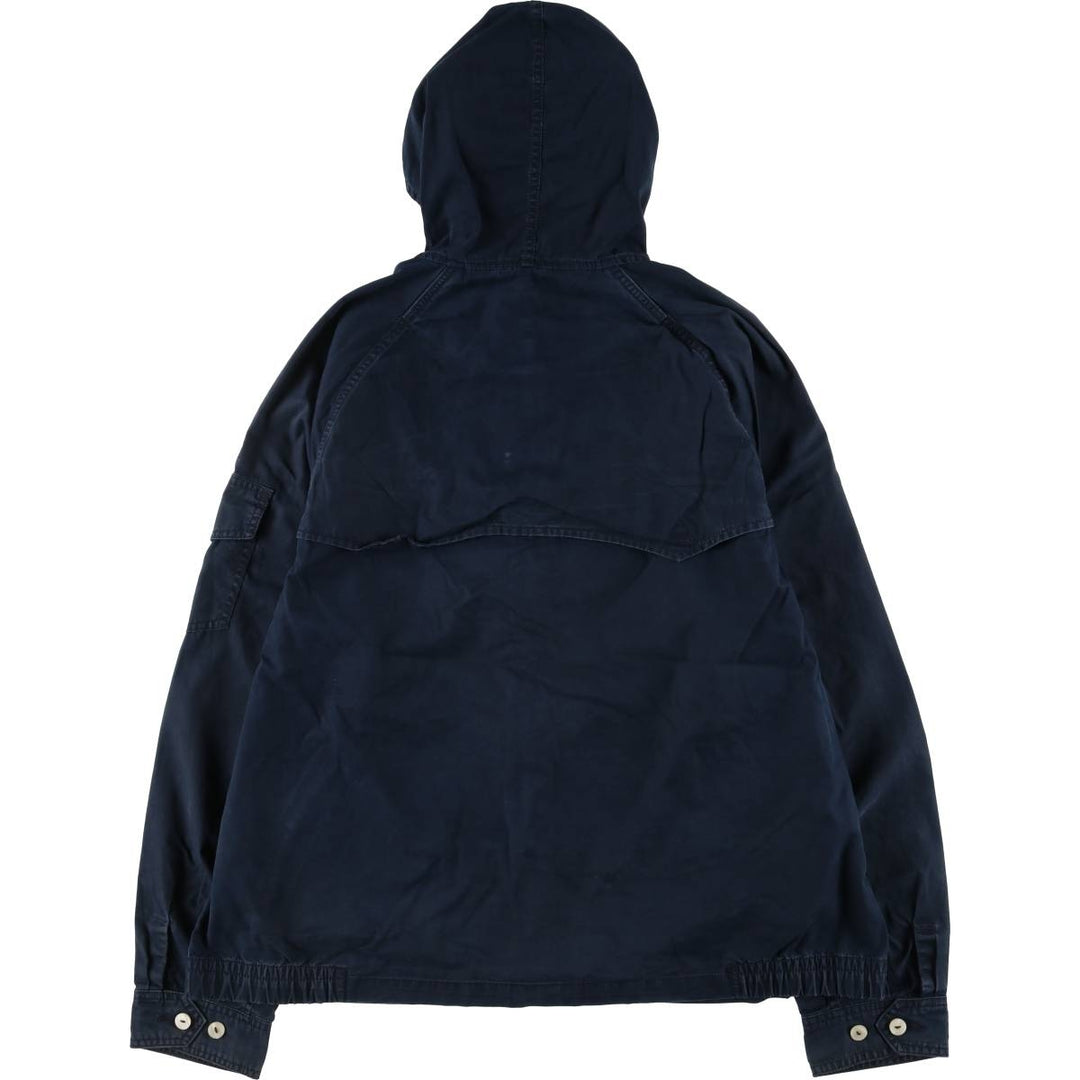 Ralph Lauren POLO RALPH LAUREN cotton hoodie, men's XL size cotton navy blue type Vintage Second Hand