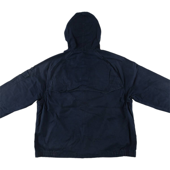 Ralph Lauren POLO RALPH LAUREN cotton hoodie, men's XL size cotton navy blue type Vintage Second Hand
