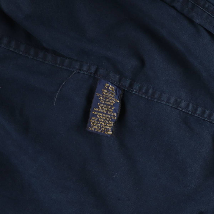 Ralph Lauren POLO RALPH LAUREN cotton hoodie, men's XL size cotton navy blue type Vintage Second Hand