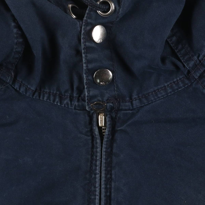 Ralph Lauren POLO RALPH LAUREN cotton hoodie, men's XL size cotton navy blue type Vintage Second Hand
