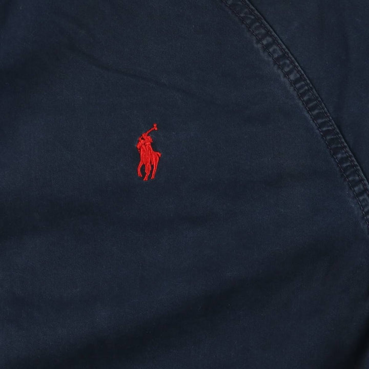 Ralph Lauren POLO RALPH LAUREN cotton hoodie, men's XL size cotton navy blue type Vintage Second Hand