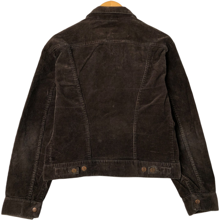Wrangler Corduroy Jacket, Men's M size cotton brown type Vintage Second Hand