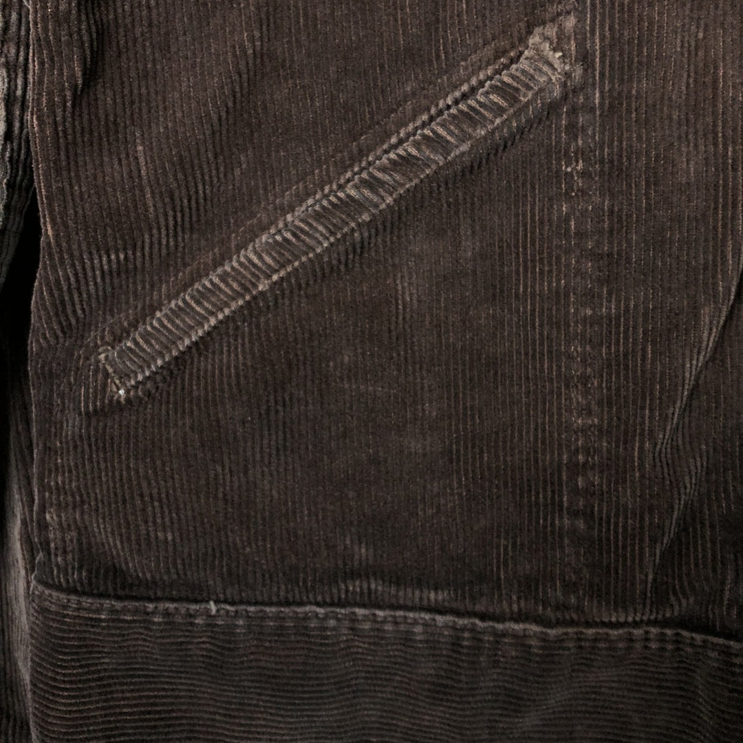 Wrangler Corduroy Jacket, Men's M size cotton brown type Vintage Second Hand