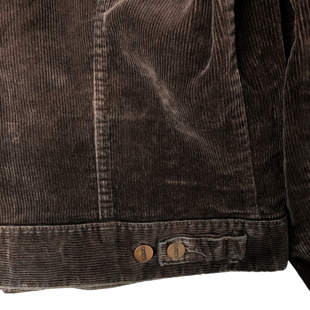 Wrangler Corduroy Jacket, Men's M size cotton brown type Vintage Second Hand