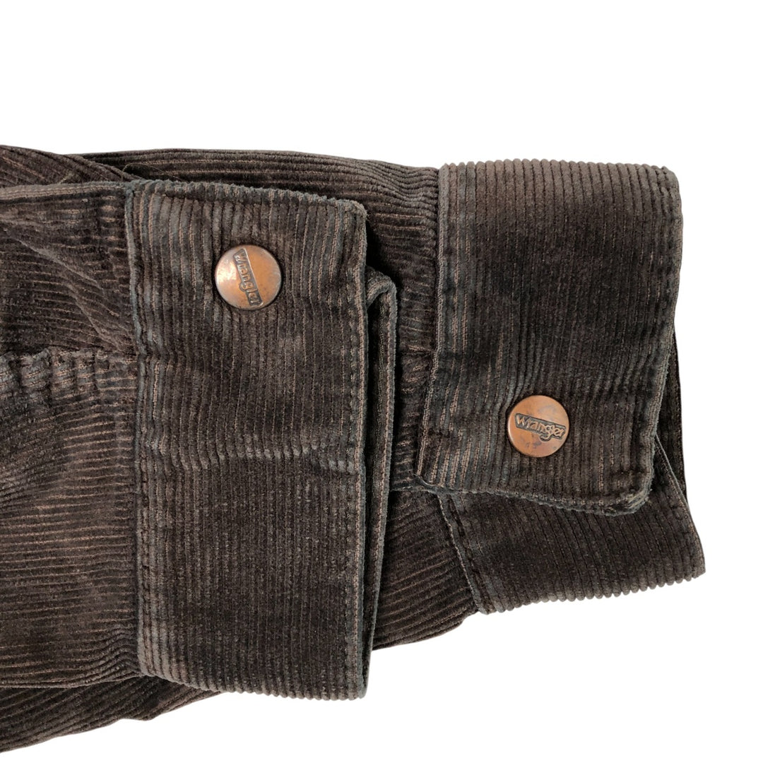Wrangler Corduroy Jacket, Men's M size cotton brown type Vintage Second Hand