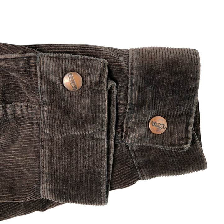 Wrangler Corduroy Jacket, Men's M size cotton brown type Vintage Second Hand