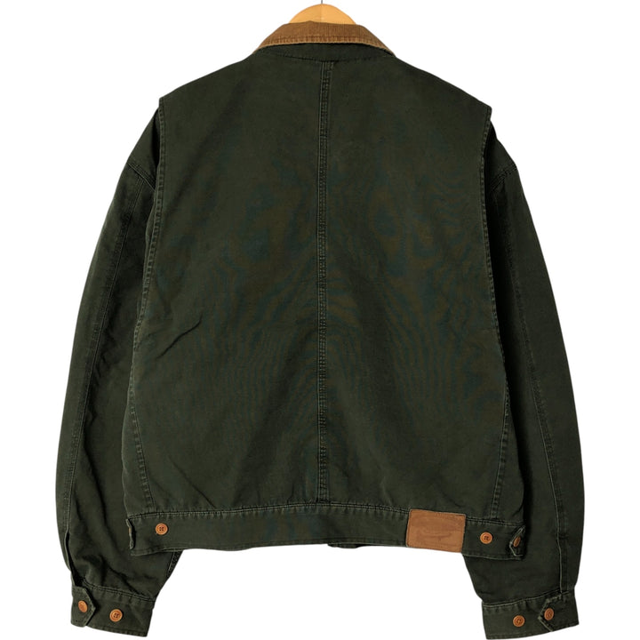 90s~ Tommy Hilfiger TOMMY HILFIGER Cotton Jacket Men's L size Vintage cotton Khaki type Vintage Second Hand