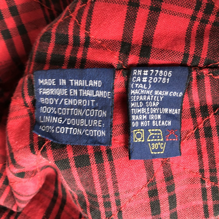 90s~ Tommy Hilfiger TOMMY HILFIGER Cotton Jacket Men's L size Vintage cotton Khaki type Vintage Second Hand