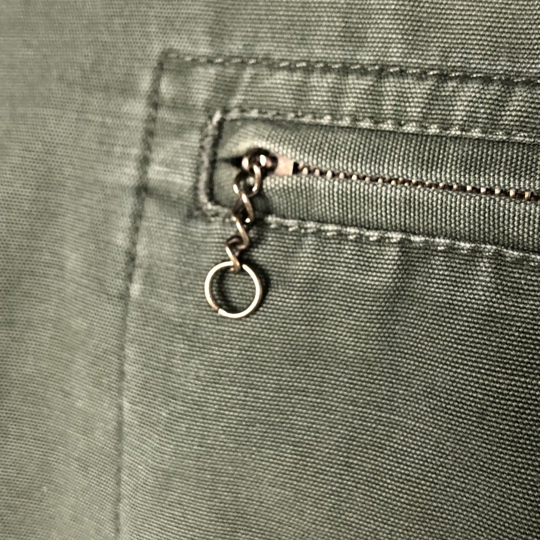 90s~ Tommy Hilfiger TOMMY HILFIGER Cotton Jacket Men's L size Vintage cotton Khaki type Vintage Second Hand