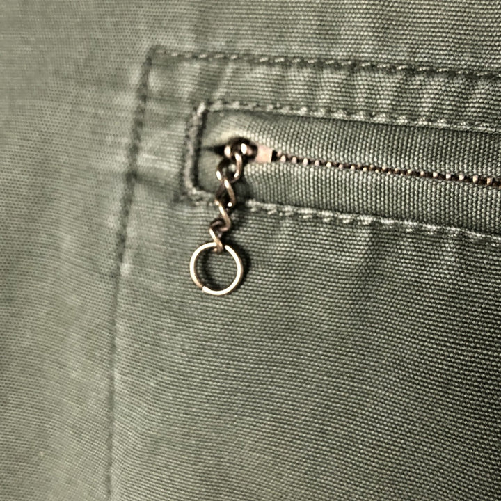 90s~ Tommy Hilfiger TOMMY HILFIGER Cotton Jacket Men's L size Vintage cotton Khaki type Vintage Second Hand