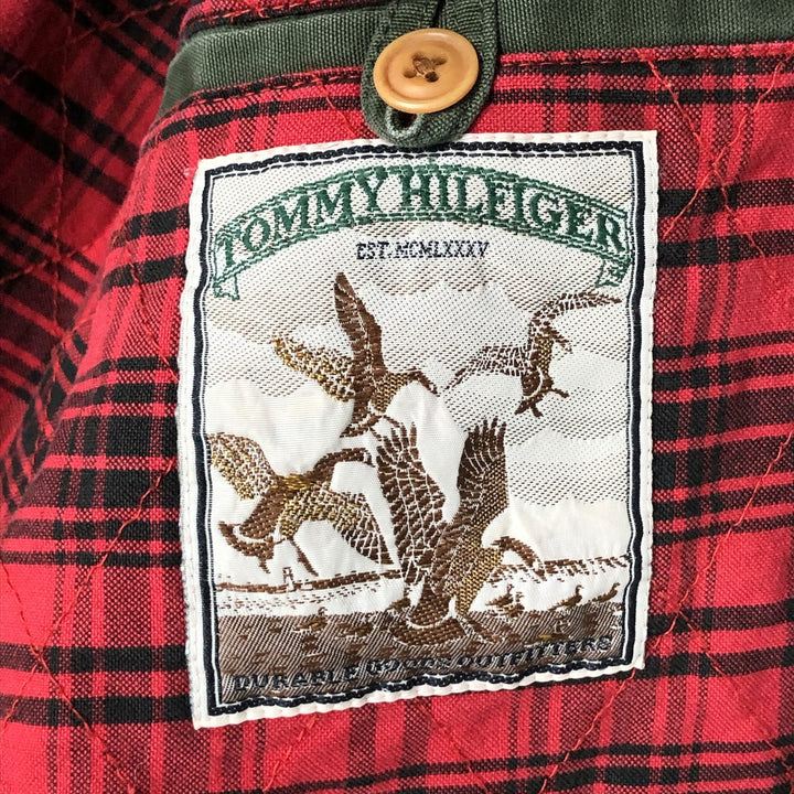 90s~ Tommy Hilfiger TOMMY HILFIGER Cotton Jacket Men's L size Vintage cotton Khaki type Vintage Second Hand