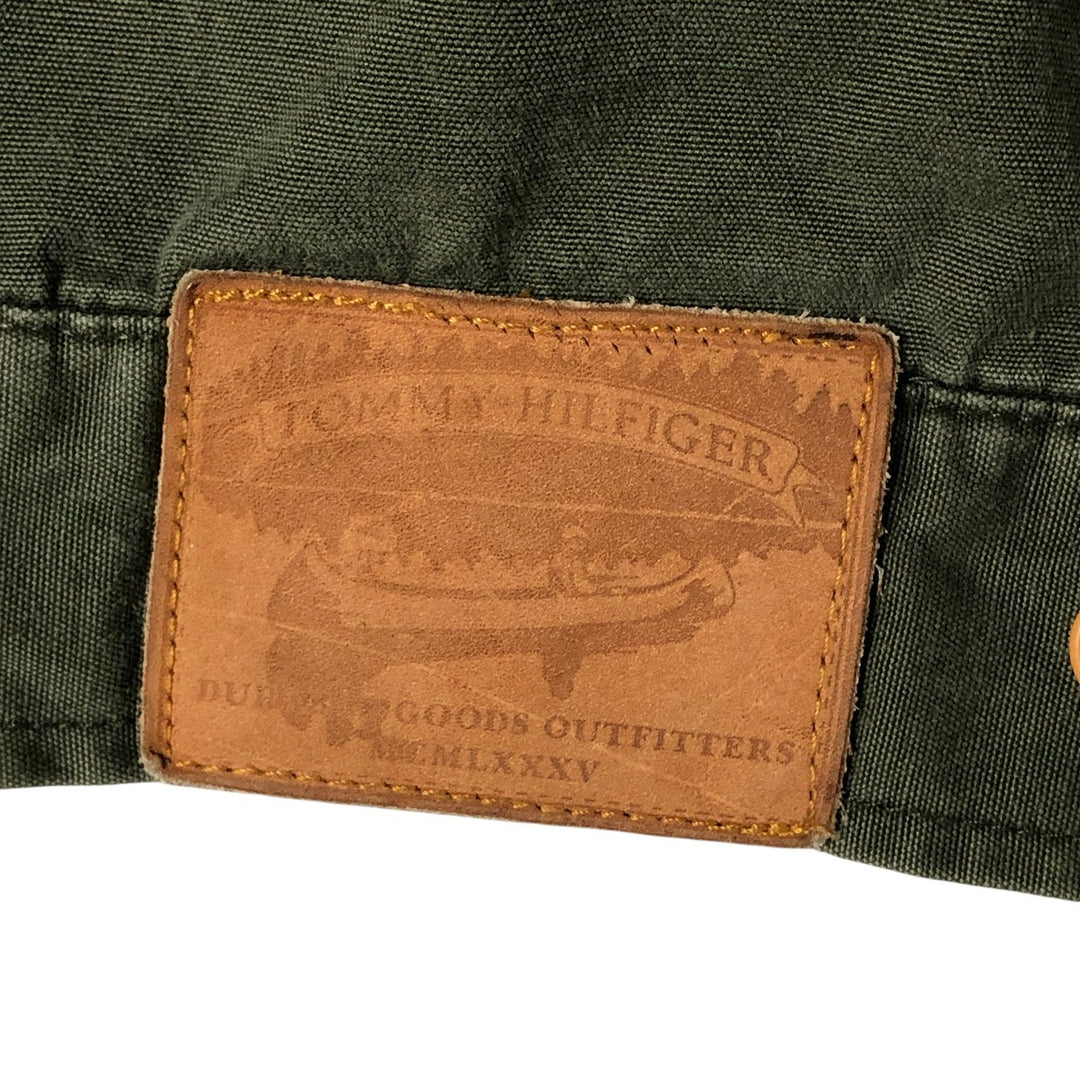 90s~ Tommy Hilfiger TOMMY HILFIGER Cotton Jacket Men's L size Vintage cotton Khaki type Vintage Second Hand