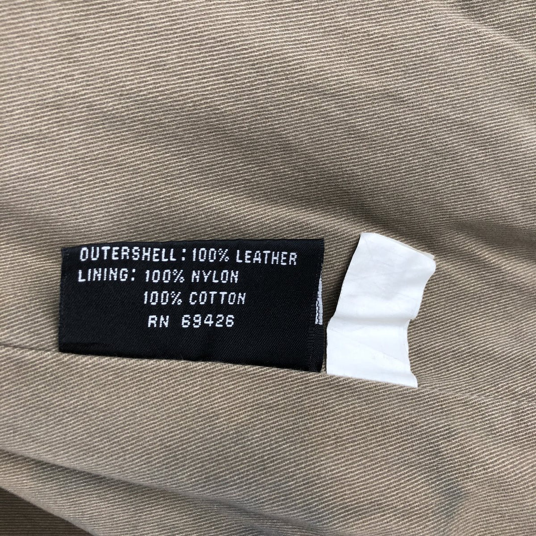 Wilsons Leather Leather Blouson, Swing Top Type, Men's Size Small genuine leather brown type Vintage Second Hand