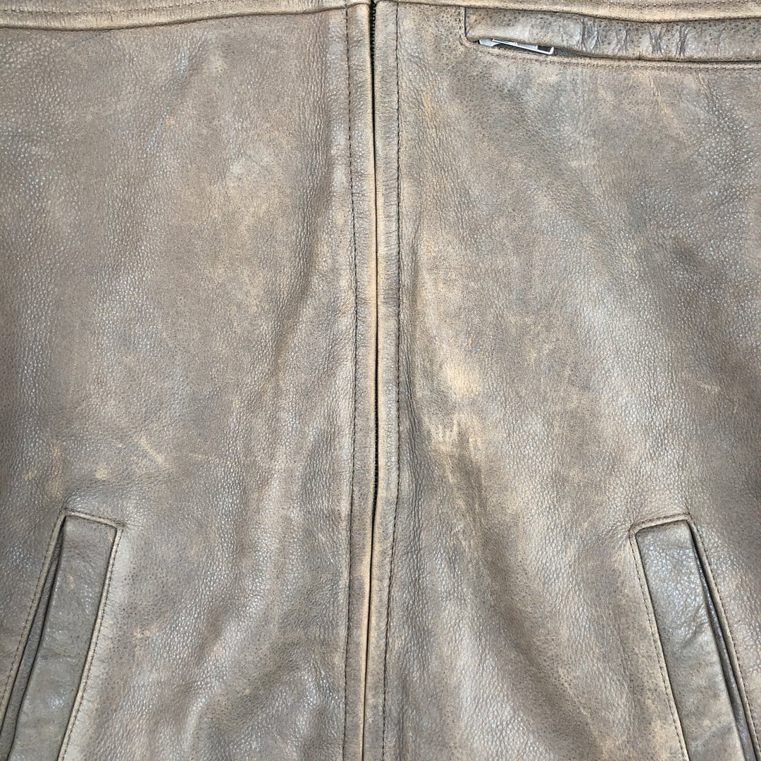 Wilsons Leather Leather Blouson, Swing Top Type, Men's Size Small genuine leather brown type Vintage Second Hand