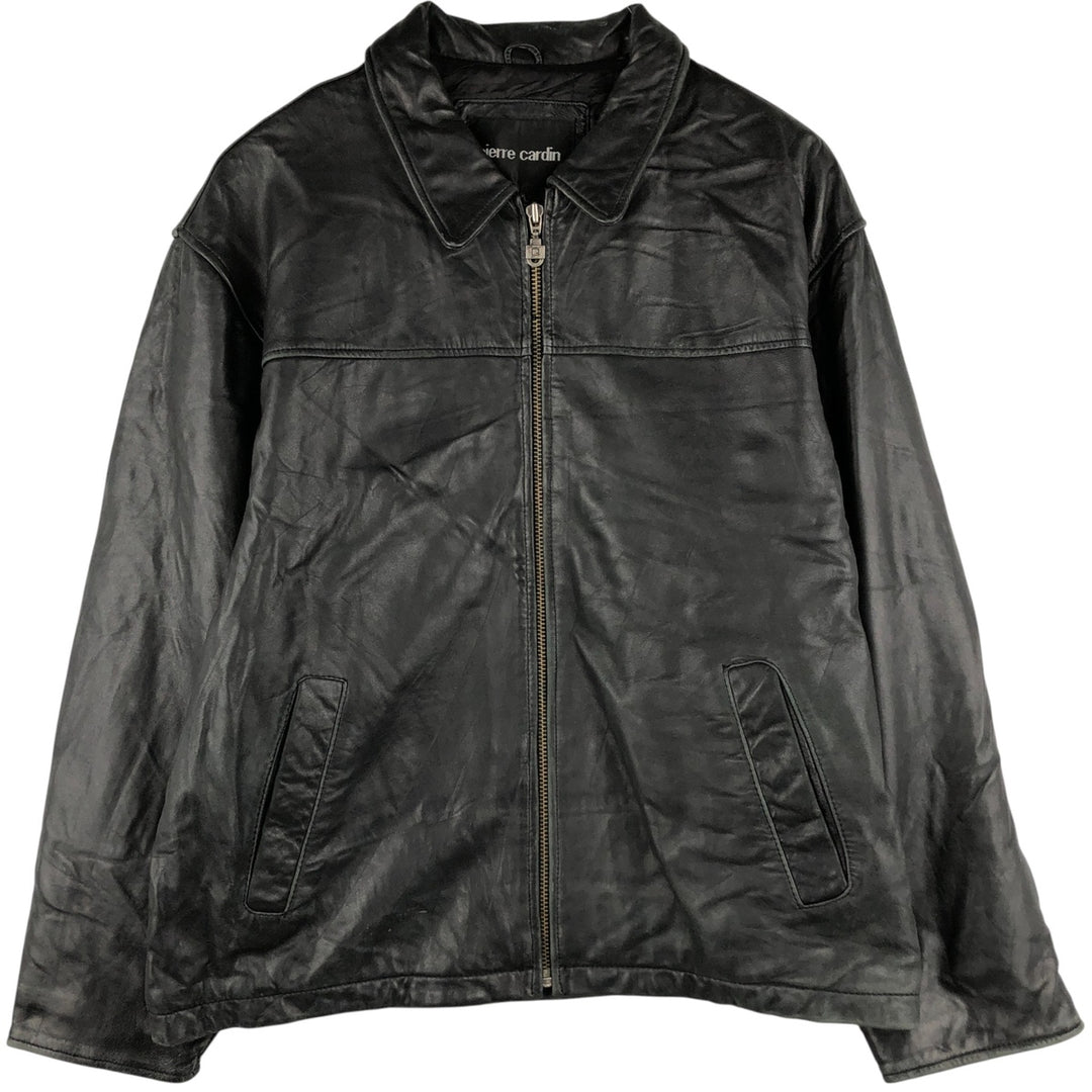 STATE CLOTHING Swing Top Padded Leather Blouson, Men's Size M genuine leather black type Vintage Second Hand