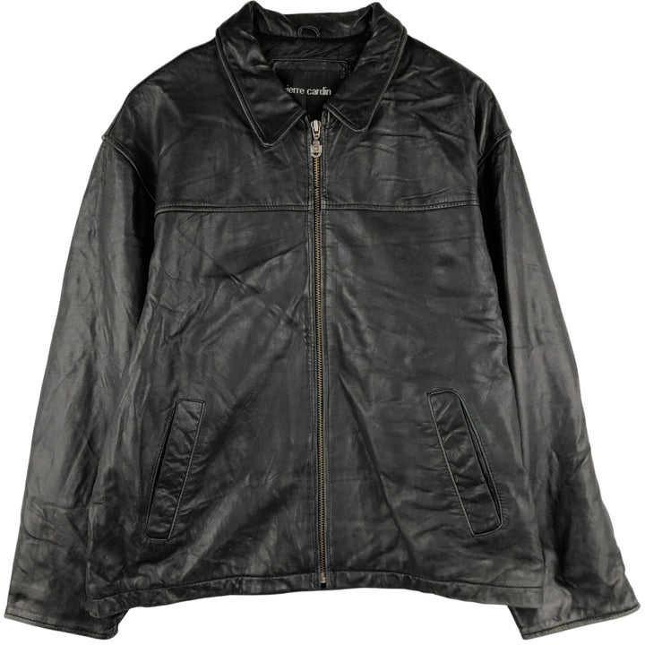 STATE CLOTHING Swing Top Padded Leather Blouson, Men's Size M genuine leather black type Vintage Second Hand