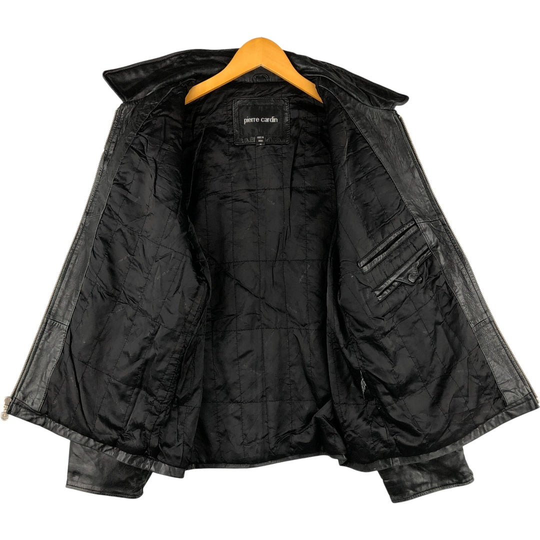 STATE CLOTHING Swing Top Padded Leather Blouson, Men's Size M genuine leather black type Vintage Second Hand