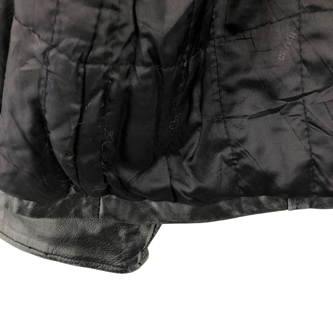 STATE CLOTHING Swing Top Padded Leather Blouson, Men's Size M genuine leather black type Vintage Second Hand