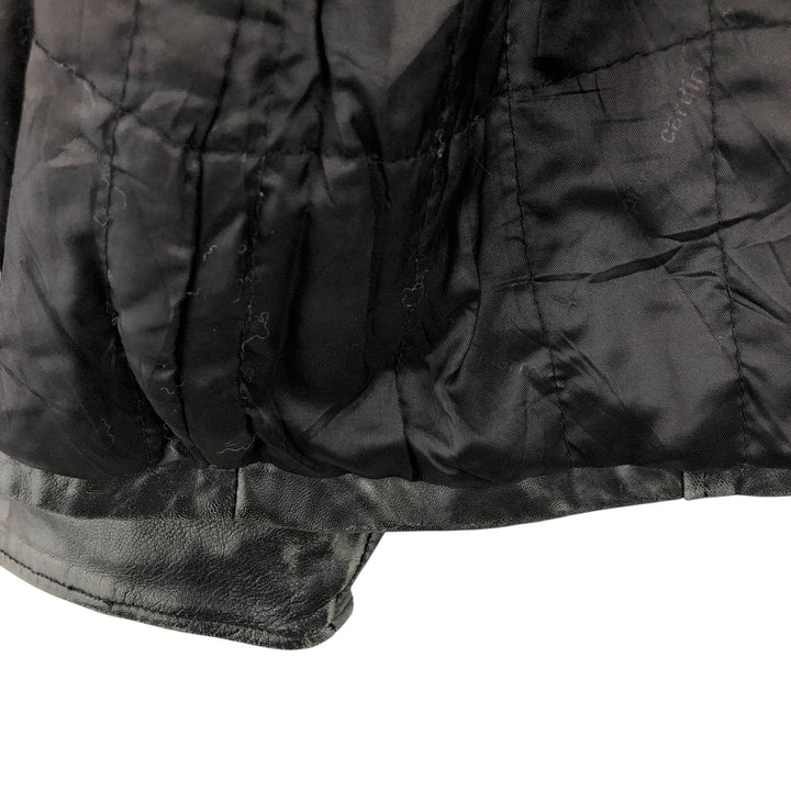 STATE CLOTHING Swing Top Padded Leather Blouson, Men's Size M genuine leather black type Vintage Second Hand