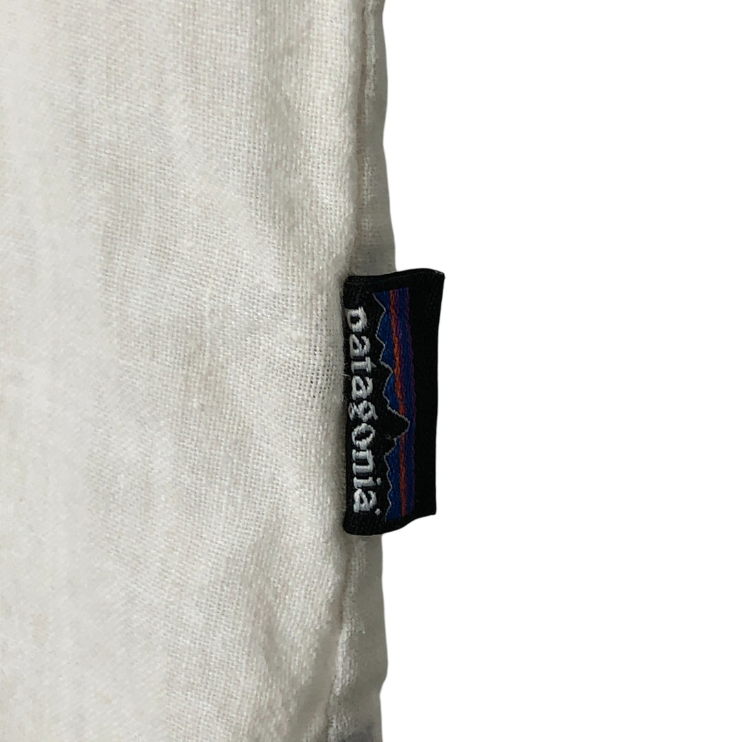 Patagonia 53138SP14 Hemp x Cotton Short Sleeve Hemp Shirt Box Shirt Men's Size L Hemp white type Vintage Second Hand