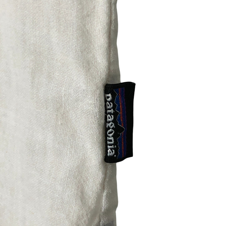 Patagonia 53138SP14 Hemp x Cotton Short Sleeve Hemp Shirt Box Shirt Men's Size L Hemp white type Vintage Second Hand