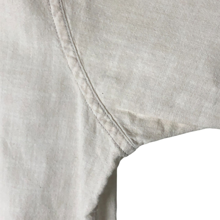 Patagonia 53138SP14 Hemp x Cotton Short Sleeve Hemp Shirt Box Shirt Men's Size L Hemp white type Vintage Second Hand