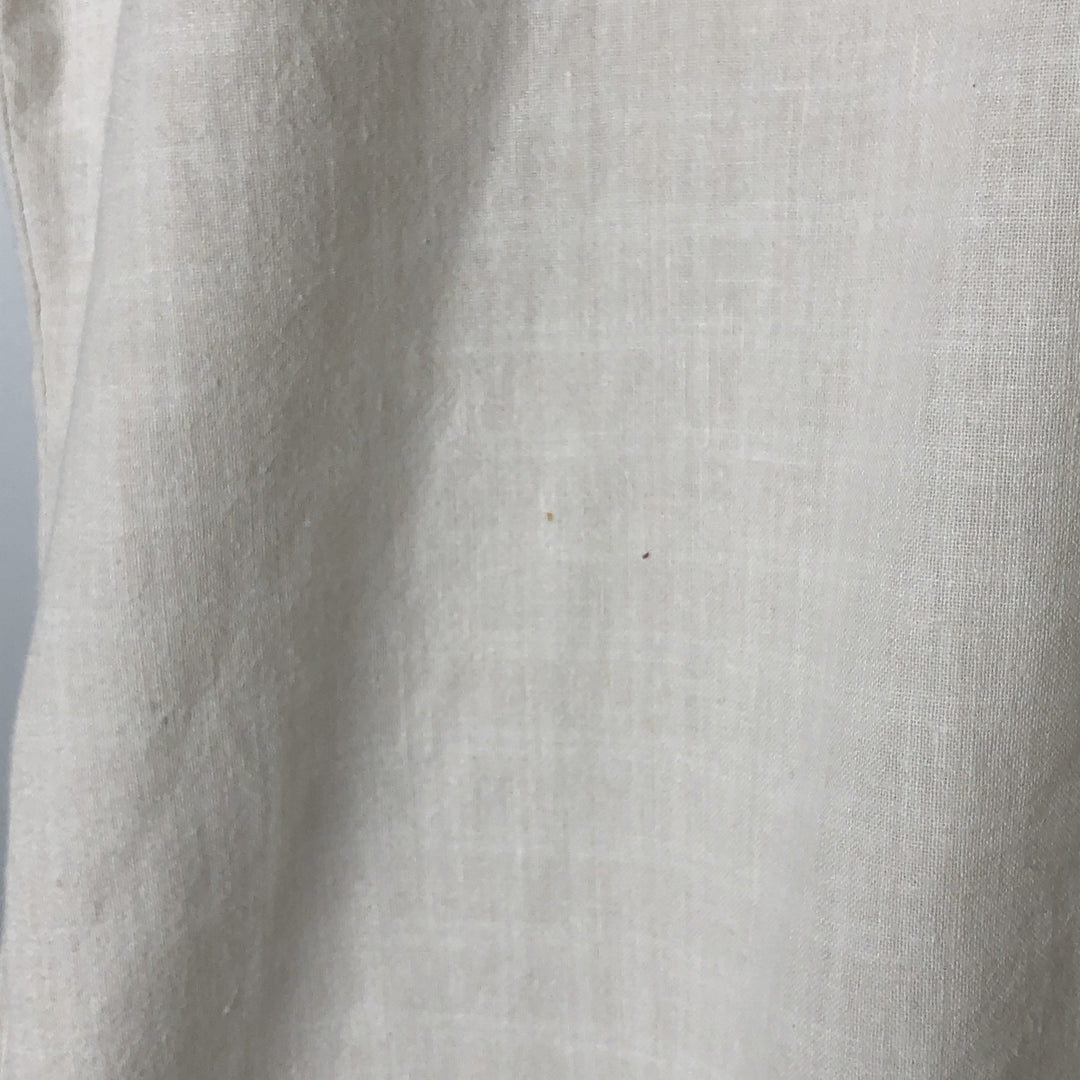 Patagonia 53138SP14 Hemp x Cotton Short Sleeve Hemp Shirt Box Shirt Men's Size L Hemp white type Vintage Second Hand