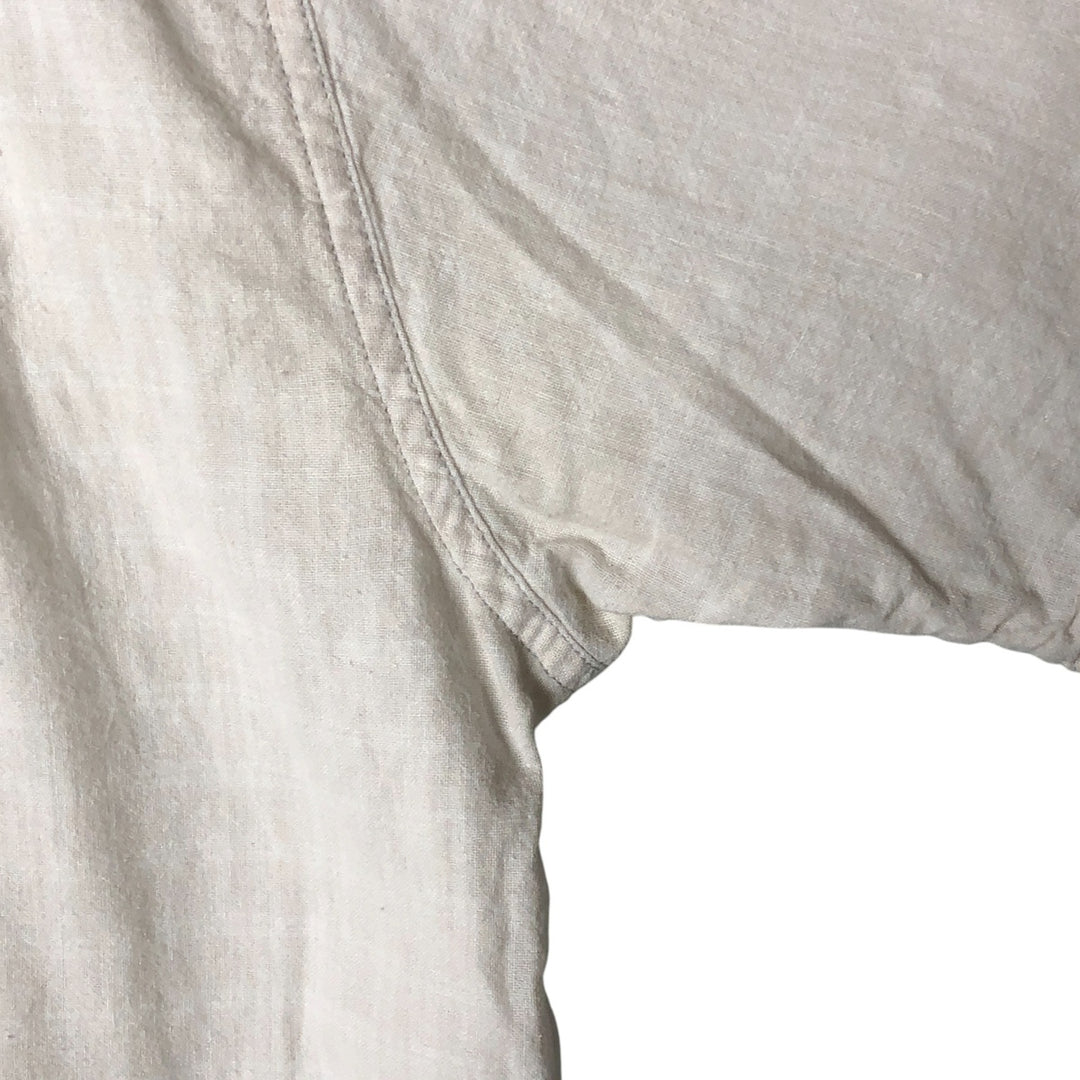 Patagonia 53138SP14 Hemp x Cotton Short Sleeve Hemp Shirt Box Shirt Men's Size L Hemp white type Vintage Second Hand