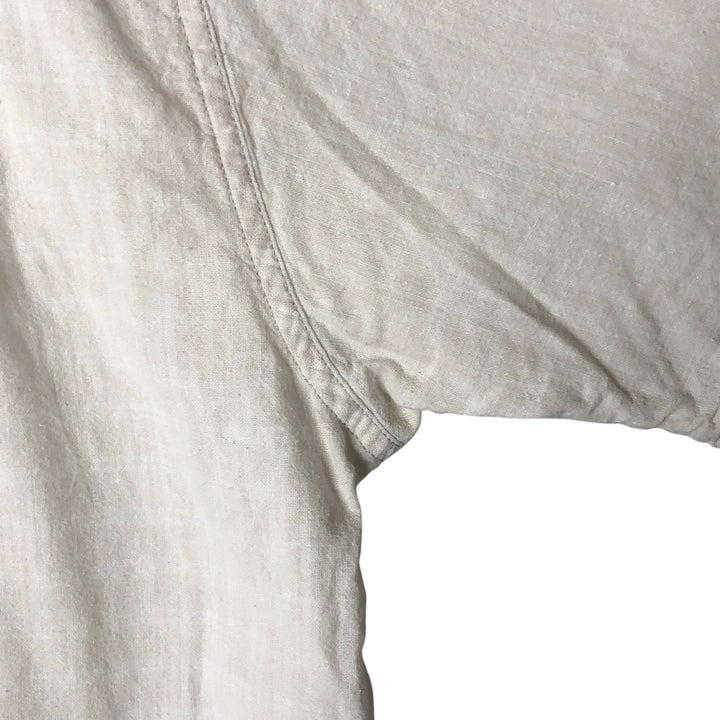 Patagonia 53138SP14 Hemp x Cotton Short Sleeve Hemp Shirt Box Shirt Men's Size L Hemp white type Vintage Second Hand