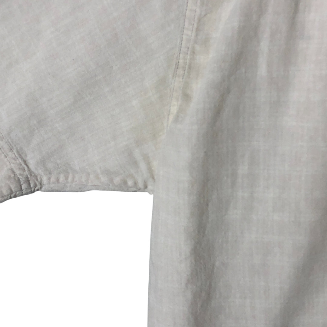 Patagonia 53138SP14 Hemp x Cotton Short Sleeve Hemp Shirt Box Shirt Men's Size L Hemp white type Vintage Second Hand