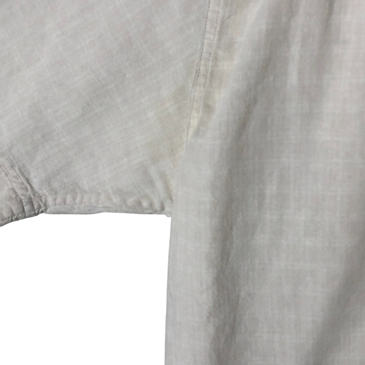 Patagonia 53138SP14 Hemp x Cotton Short Sleeve Hemp Shirt Box Shirt Men's Size L Hemp white type Vintage Second Hand