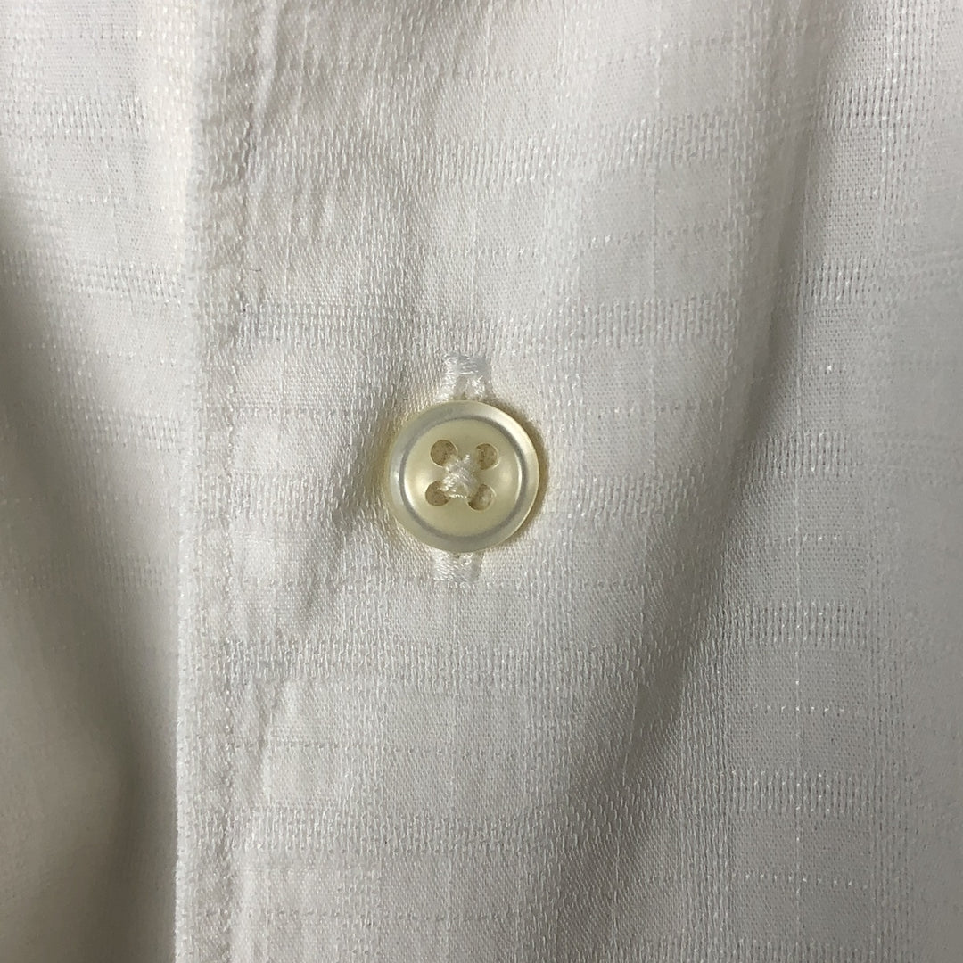Ralph Lauren MARLOWE short sleeve cotton shirt, men's XL size cotton white type Vintage Second Hand
