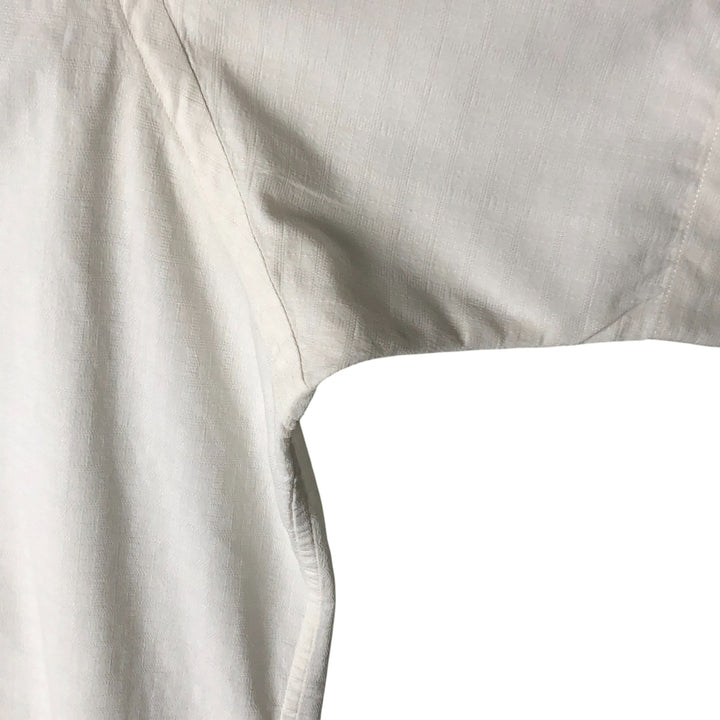 Ralph Lauren MARLOWE short sleeve cotton shirt, men's XL size cotton white type Vintage Second Hand