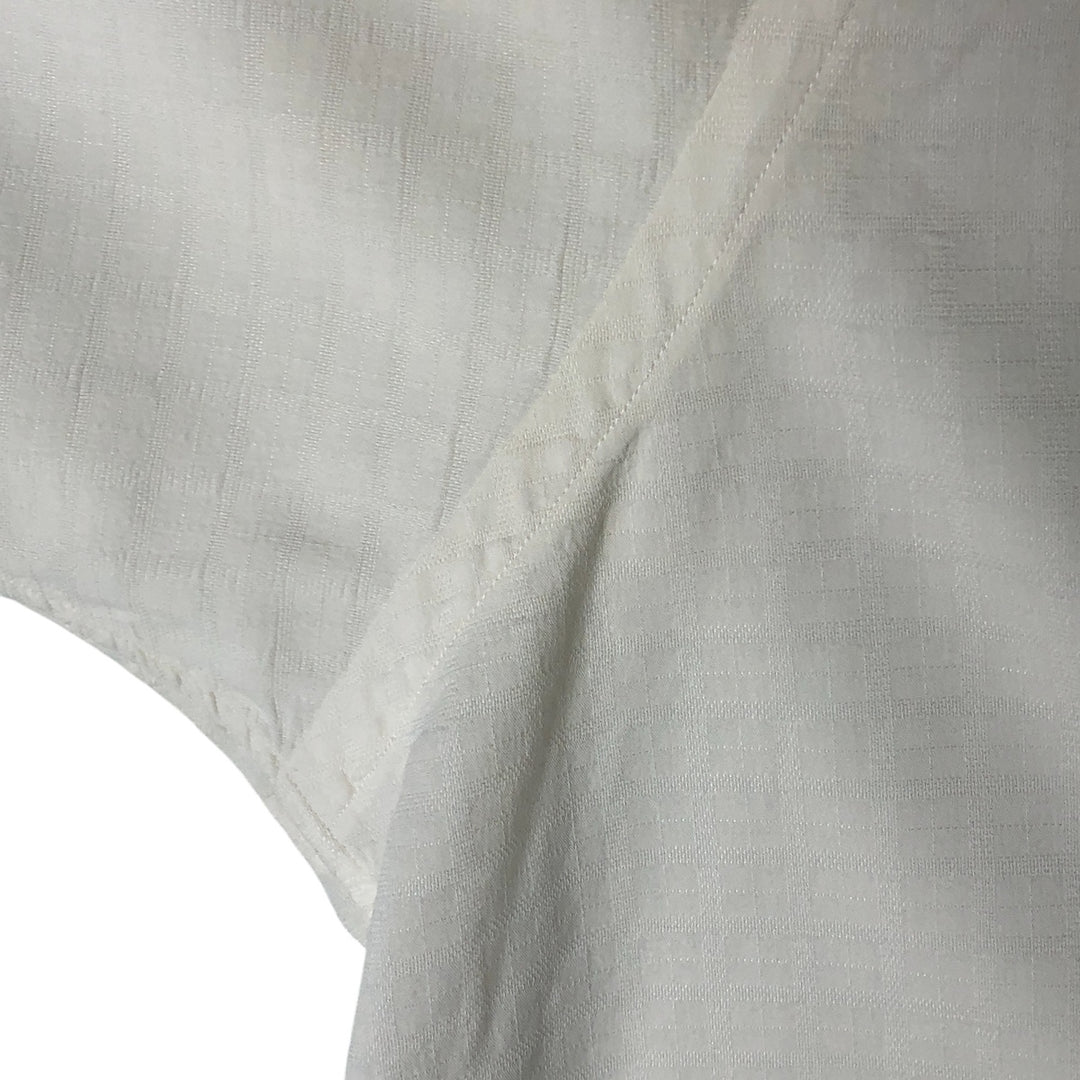 Ralph Lauren MARLOWE short sleeve cotton shirt, men's XL size cotton white type Vintage Second Hand