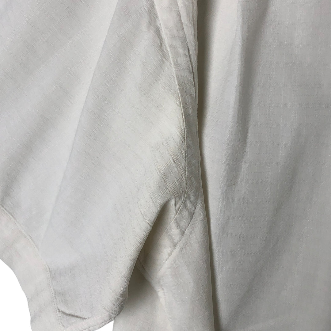 Ralph Lauren MARLOWE short sleeve cotton shirt, men's XL size cotton white type Vintage Second Hand