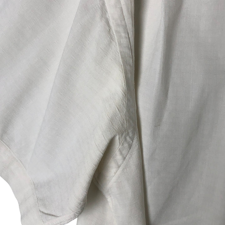 Ralph Lauren MARLOWE short sleeve cotton shirt, men's XL size cotton white type Vintage Second Hand