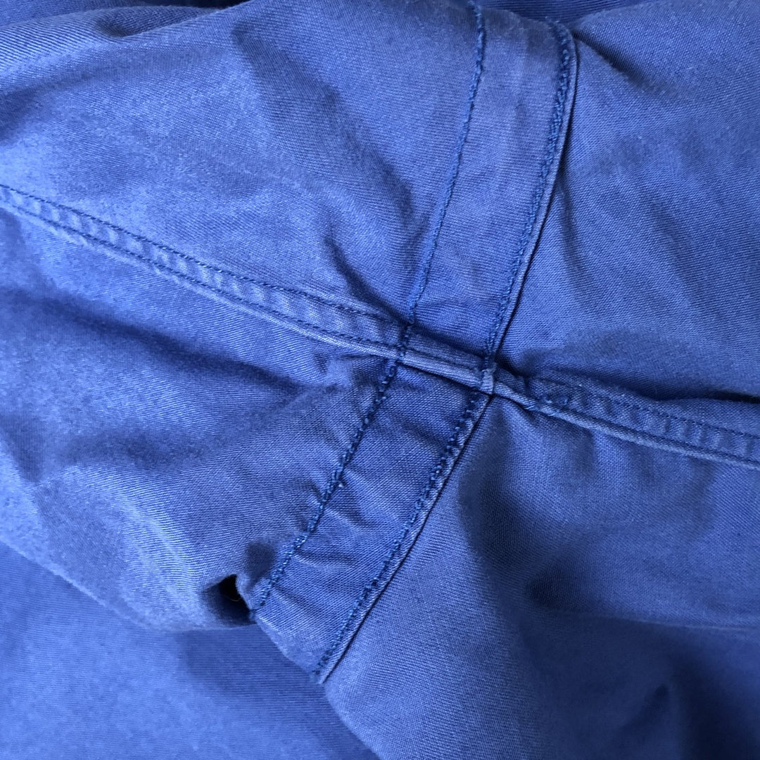 Ralph Lauren BLAKE short sleeve button down shirt, men's size M cotton blue type Vintage Second Hand