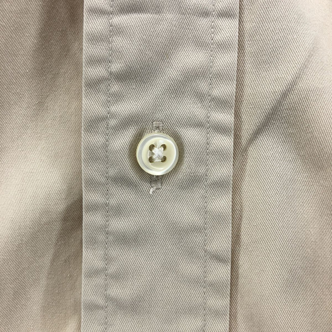 Ralph Lauren BLAKE short sleeve button down shirt, men's XL size cotton Beige type Vintage Second Hand