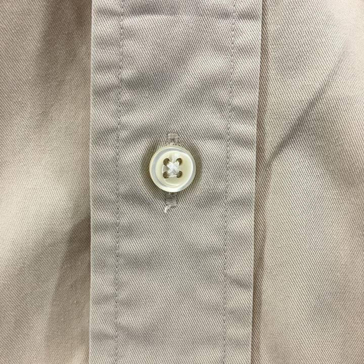 Ralph Lauren BLAKE short sleeve button down shirt, men's XL size cotton Beige type Vintage Second Hand