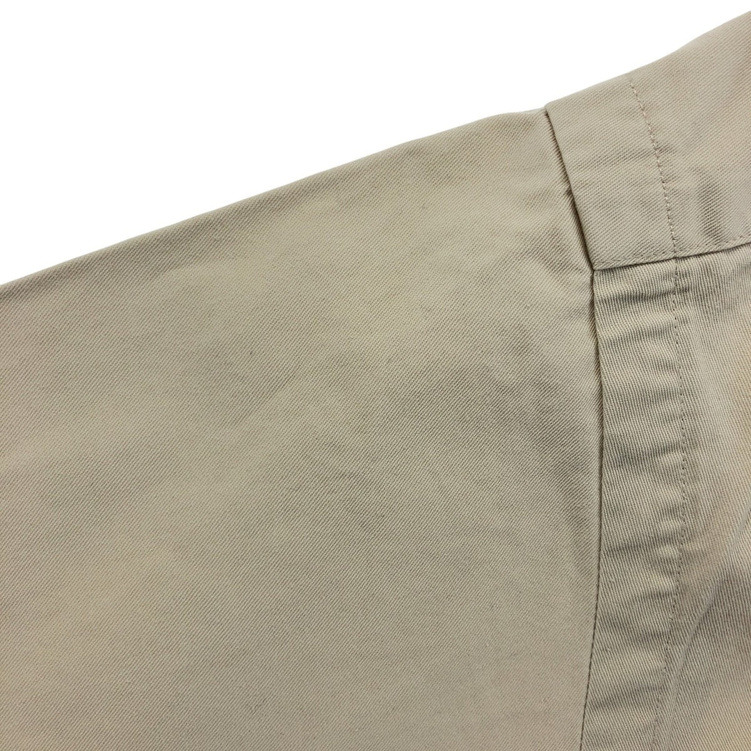 Ralph Lauren BLAKE short sleeve button down shirt, men's XL size cotton Beige type Vintage Second Hand