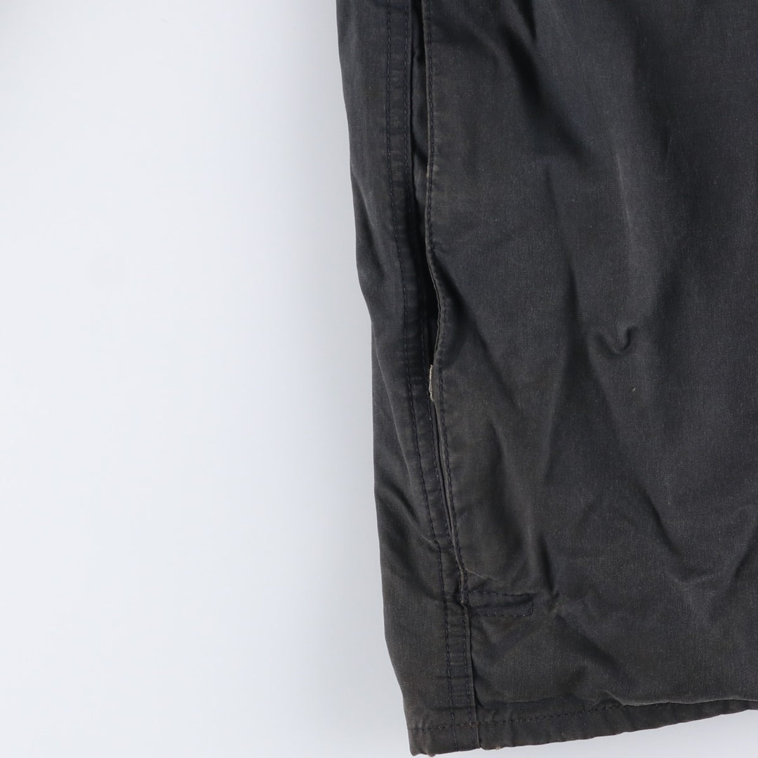 1990'S Barbour BEAUFORT 3 Warrant Oiled Hunting Jacket, Made in England, C48, Men's XL cotton navy blue type Vintage Second Hand