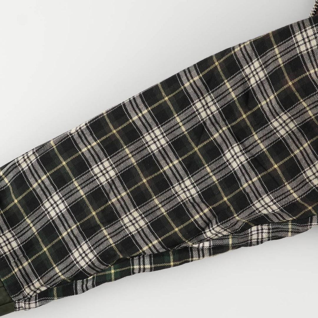 80s-90'S Barbour Beaufort 3 Warrant Oiled Hunting Jacket, Made in England, Men's Size XL cotton Khaki type Vintage Second Hand