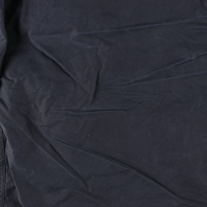 90'S Barbour Border Jacket, Old 3 Warrant, Waxed Cotton, Oiled, Made in England, C38, Men's Medium, Vintage cotton navy blue type Vintage Second Hand