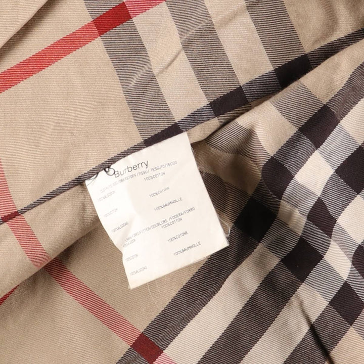 Burberry's BURBERRY LONDON waxed cotton oiled jacket, men's size XL cotton Charcoal Vintage Second Hand