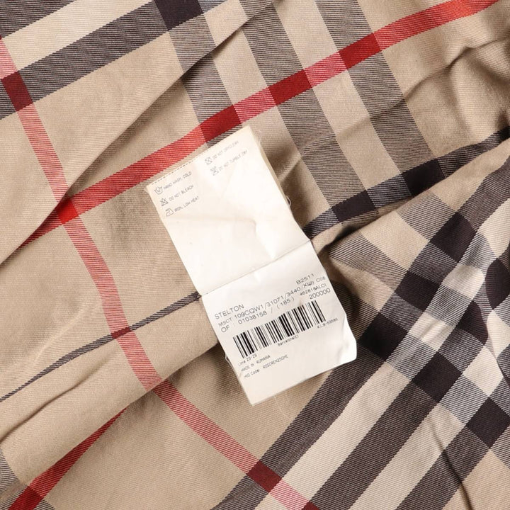 Burberry's BURBERRY LONDON waxed cotton oiled jacket, men's size XL cotton Charcoal Vintage Second Hand