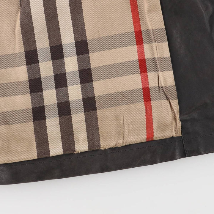 Burberry's BURBERRY LONDON waxed cotton oiled jacket, men's size XL cotton Charcoal Vintage Second Hand