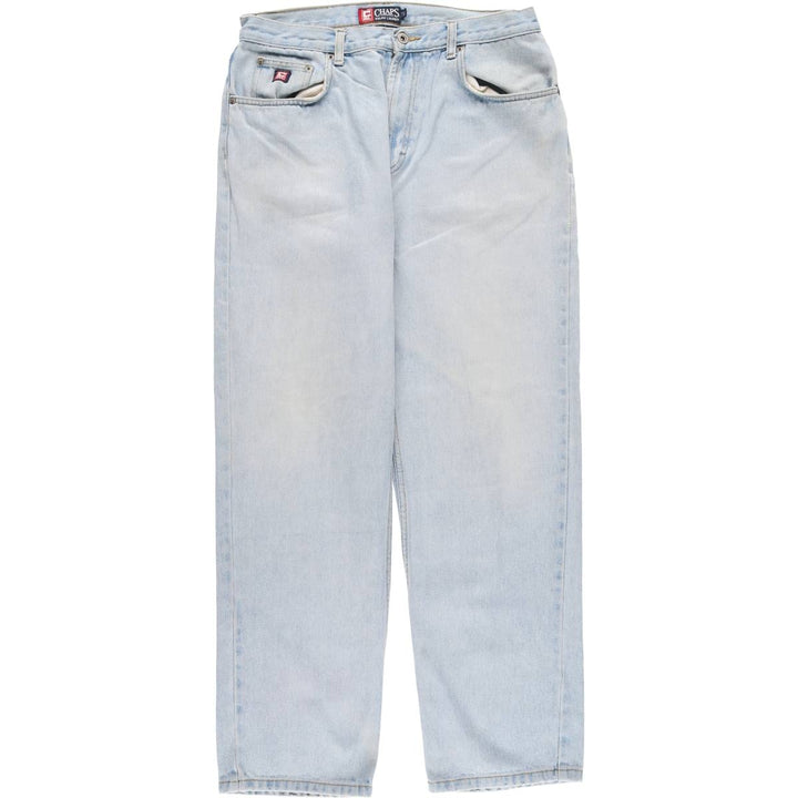 90'S Ralph Lauren CHAPS tapered denim pants for men, W32 equivalent, vintage cotton blue type Vintage Second Hand