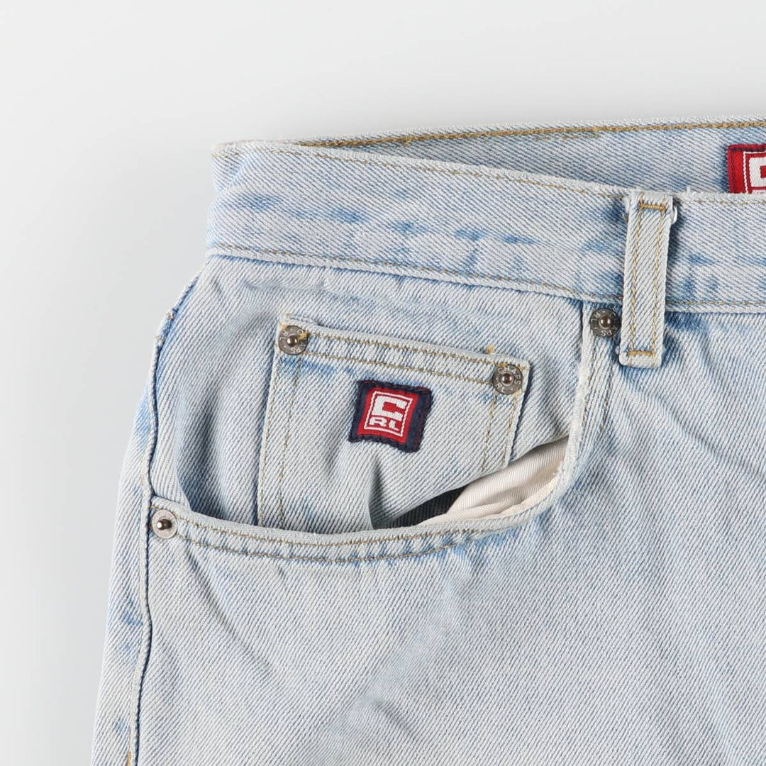 90'S Ralph Lauren CHAPS tapered denim pants for men, W32 equivalent, vintage cotton blue type Vintage Second Hand