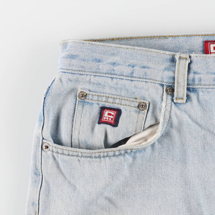 90'S Ralph Lauren CHAPS tapered denim pants for men, W32 equivalent, vintage cotton blue type Vintage Second Hand